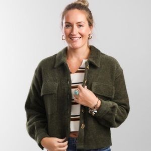 Z supply jack jacket small green LIKE NEW